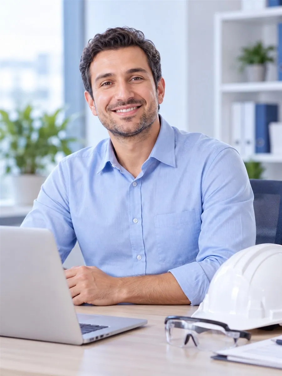 Online İSG eğitim desteğini temsil eden uzman görseli